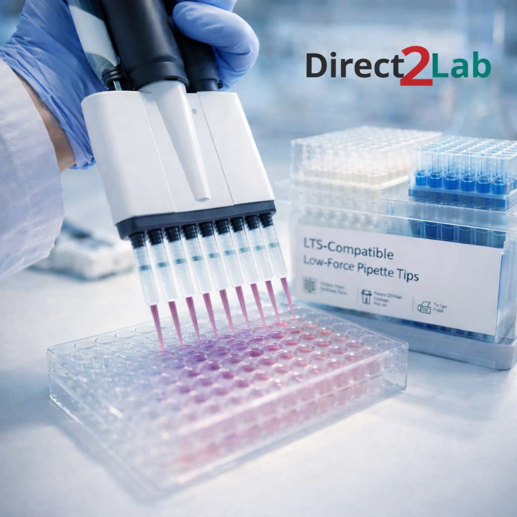 LTS Compatible Pipette Tips: Low-Force Stacked Refills for High-Throughput Labs
