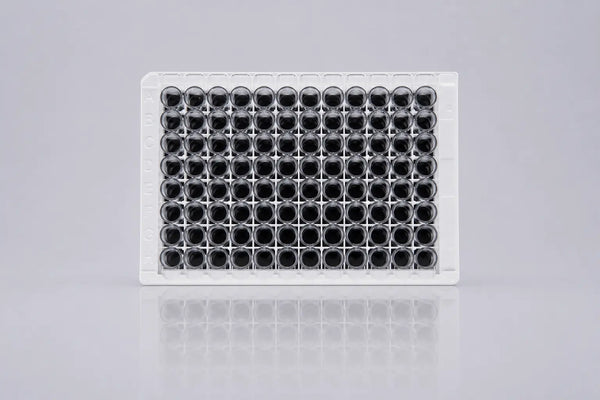Assay Plates, 96-Well Detachable, 8-Wells x 12, Clear Plate, Non-Sterile