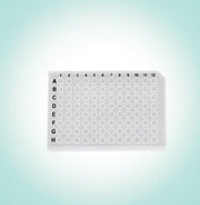 0.2 ml 96-well PCR Plate, Natural, Half Skirt, Black-lettered, 15/Box Direct2Lab