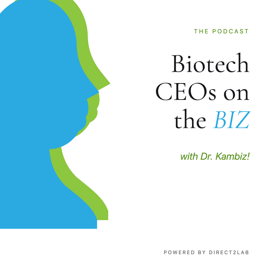 Biotech CEO conversation series artwork