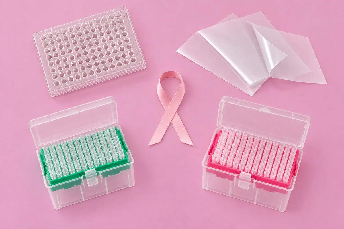 Direct2Lab Gene Expression & PCR Essentials Bundle with a PCR plate, sealing film and filtered pipette tips