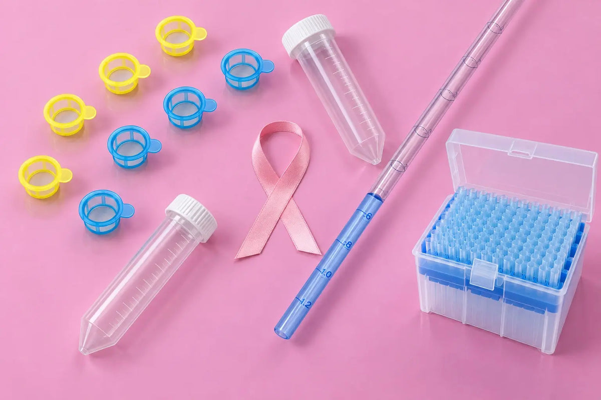 Direct2Lab Single-Cell Suspension & Immune Sample Prep Bundle with cell strainers, conical tubes, a serological pipette and tips