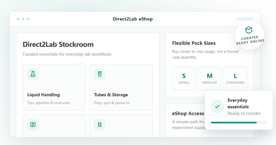 Direct2Lab Stockroom-in-the-Cloud